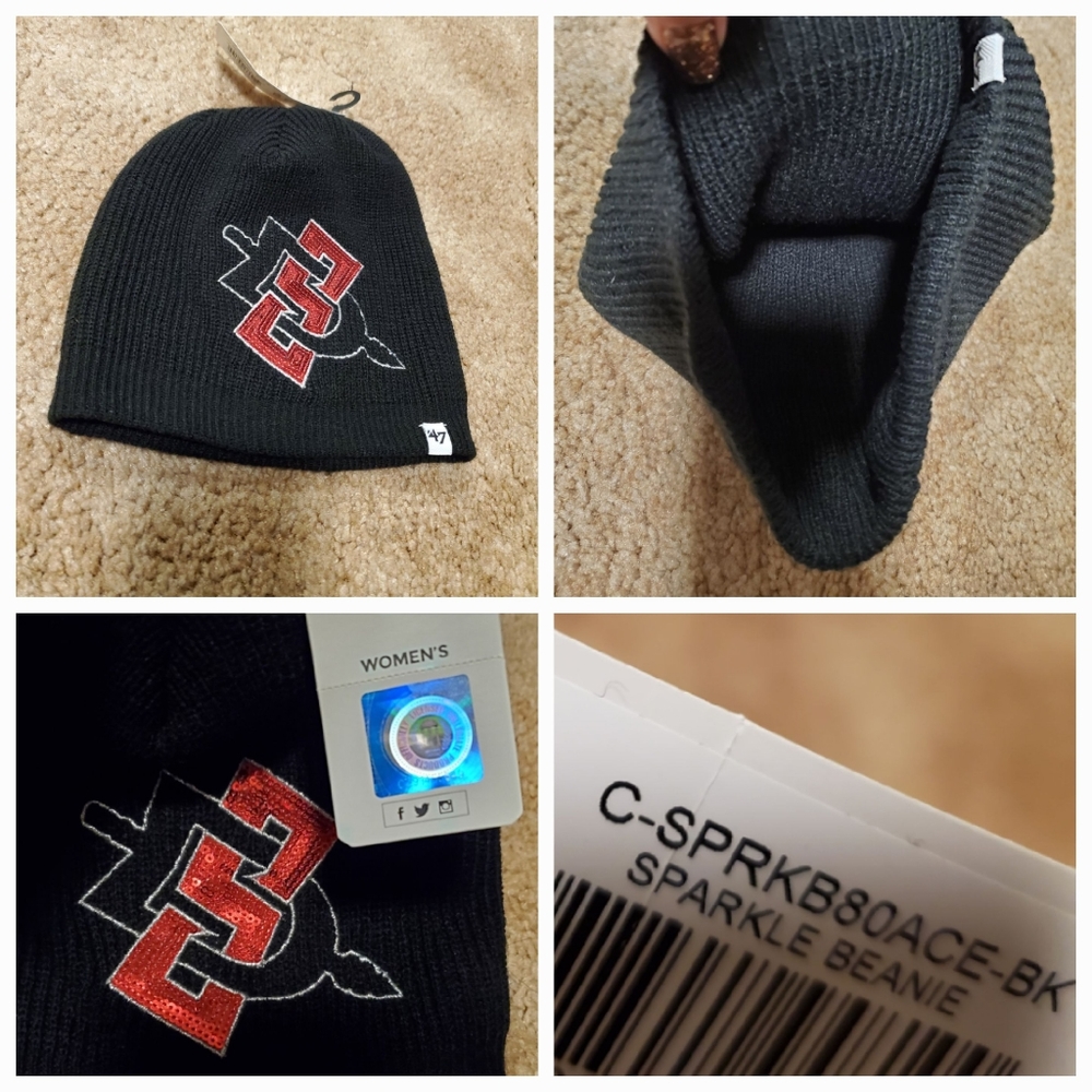 SDSU AZTECS Sparkly Beanie/NEW ☆FIRM PRICE☆